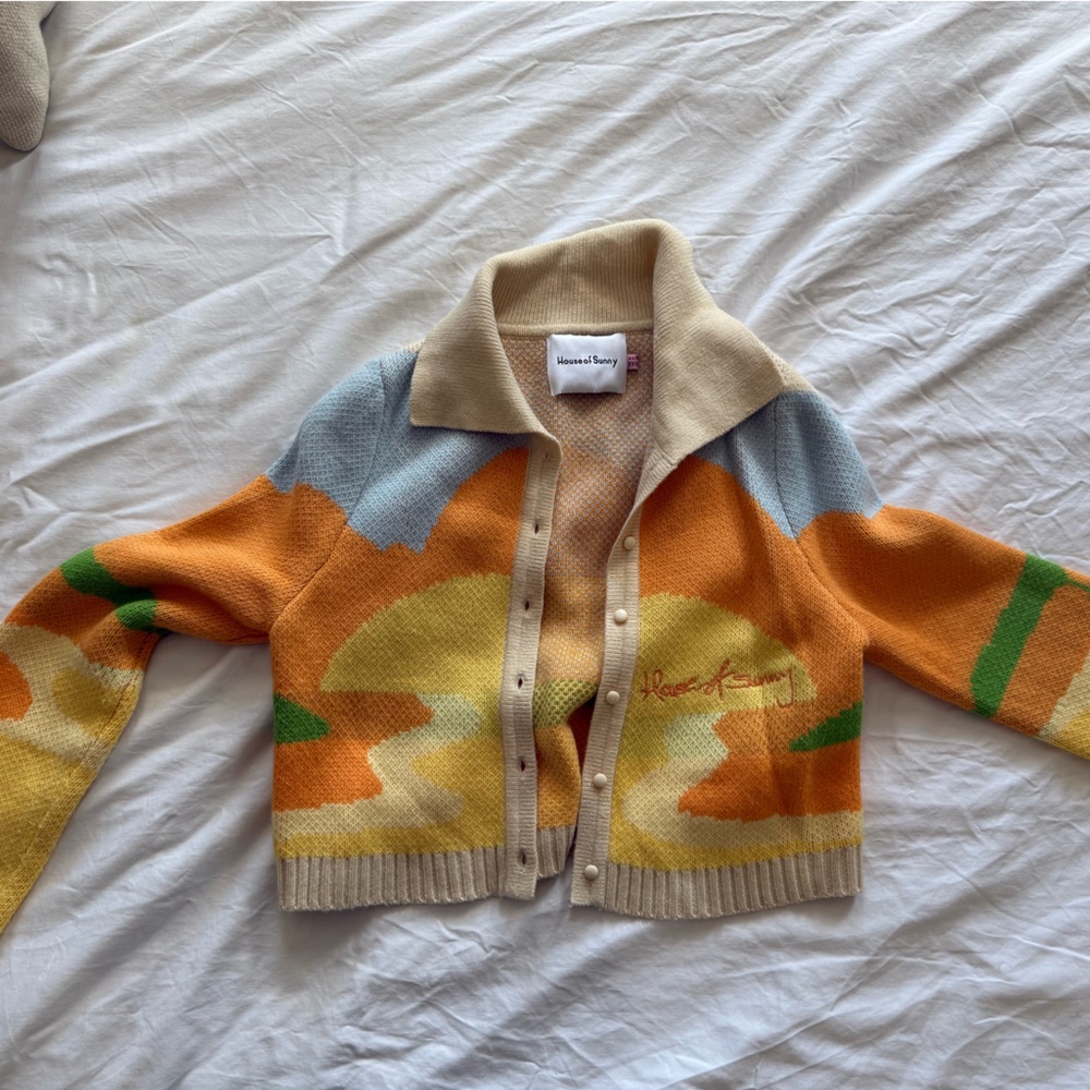 House of Sunny Day Tripper Cardigan - Size Small
